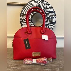 bebe Red Cosmetic Bag